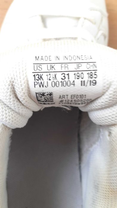 Ténis ADIDAS menina riscas rosa bronze metalizado Tam31