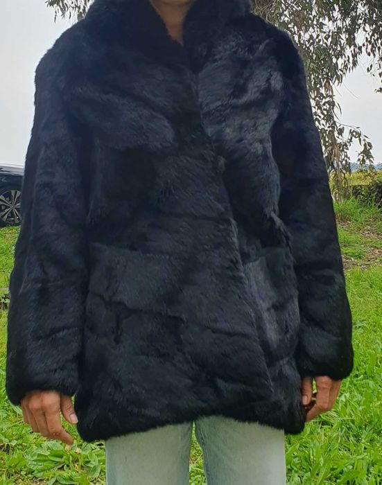 Casaco pele genuína. Comprado na antiga Casa Martinho, na Estrela