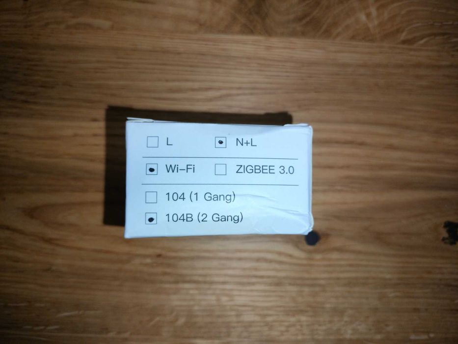 Бездротове двоканальне реле 2 Gang WiFi + RF  Smart Switch Module, 10А