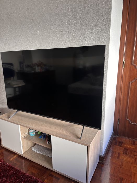 TCL 55C655 QLED 55” 4K Ultra HD Smart TV + Mesa – Como Nova