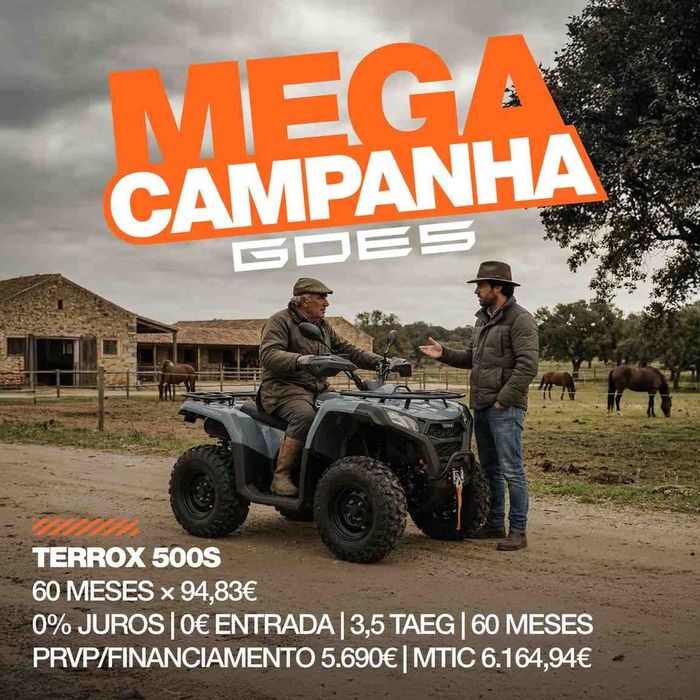 Goes Terrox 500S (FINANCIAMENTO 0% JUROS)