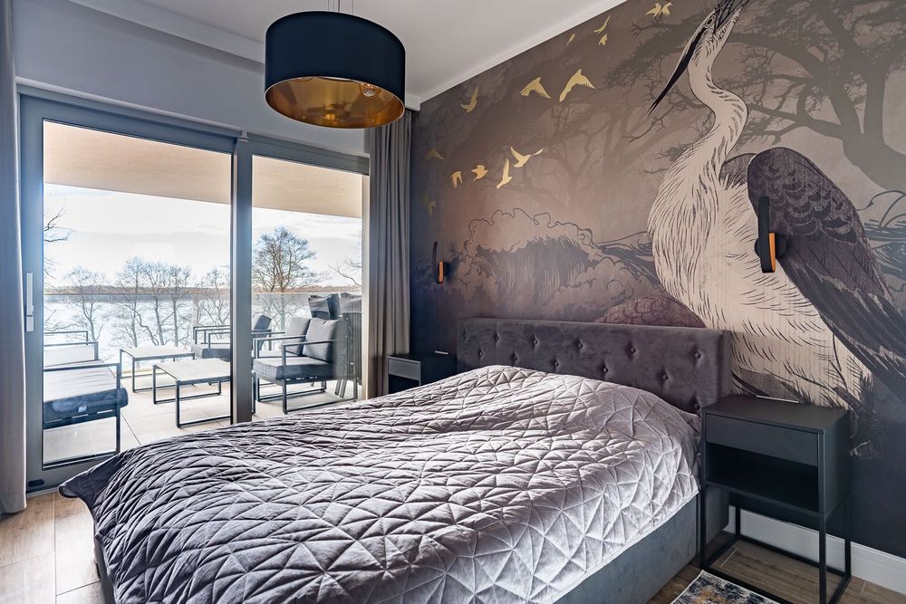 Apartament mieszkanie nocleg nad jeziorem w Giżycku 2 sypialnie A306