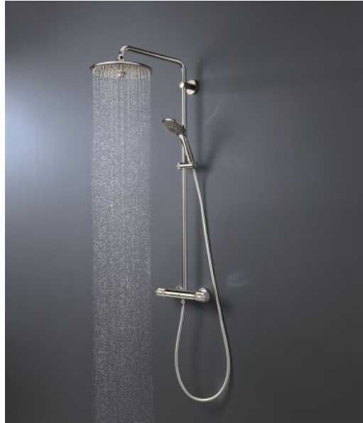 Душова система з термостатом Grohe Vitalio Joy 260