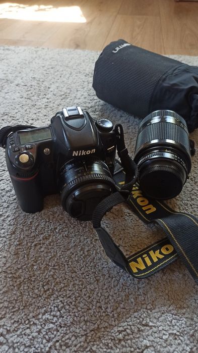 Камера nikon d80. Обєктив nikon 70-120mm. Обєктив 50mm. Штатив velbon