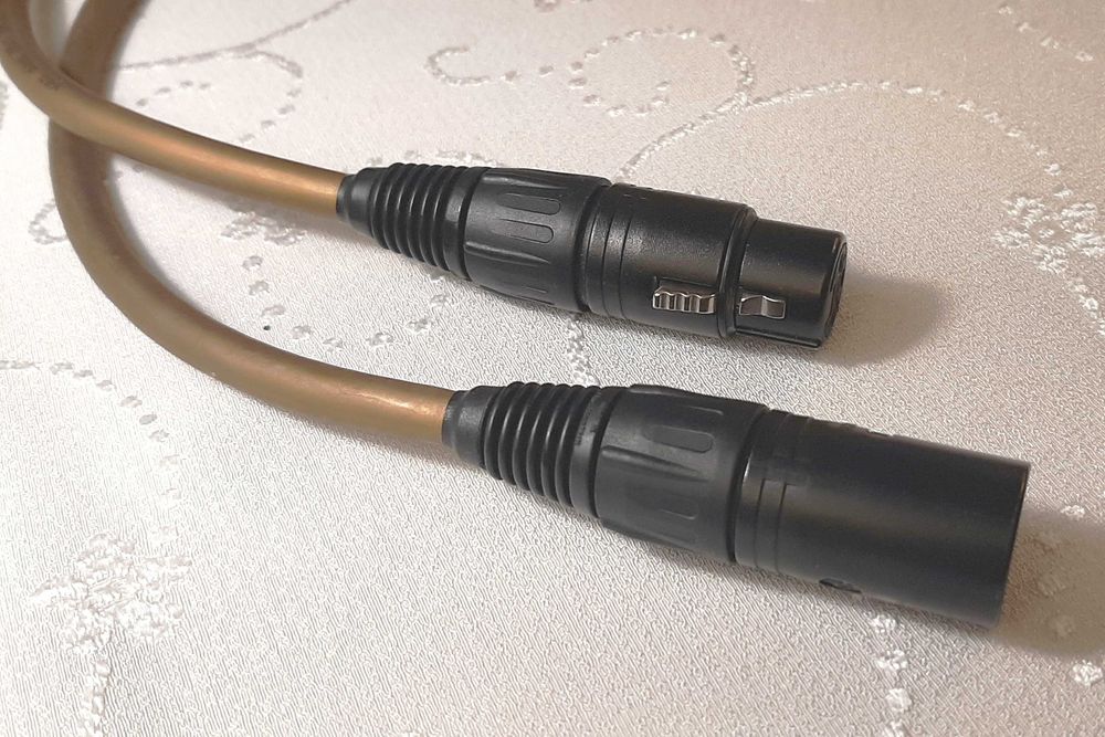 Interkonekt XLR Van den Hul M.C. Gold Hybrid 2 x 0,6 m - unikat