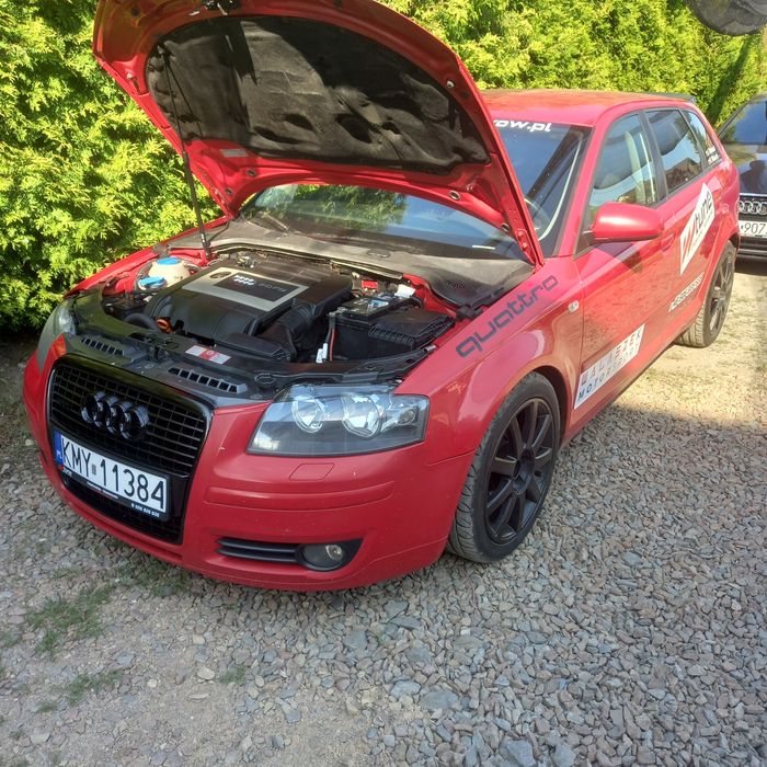 Audi A3 8P Quattro Film w opisie Rajd 2.0 TFSI 260 HP 400 NM Chiptunin