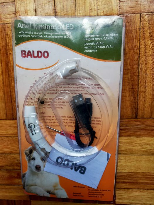 Coleira LED para cão
