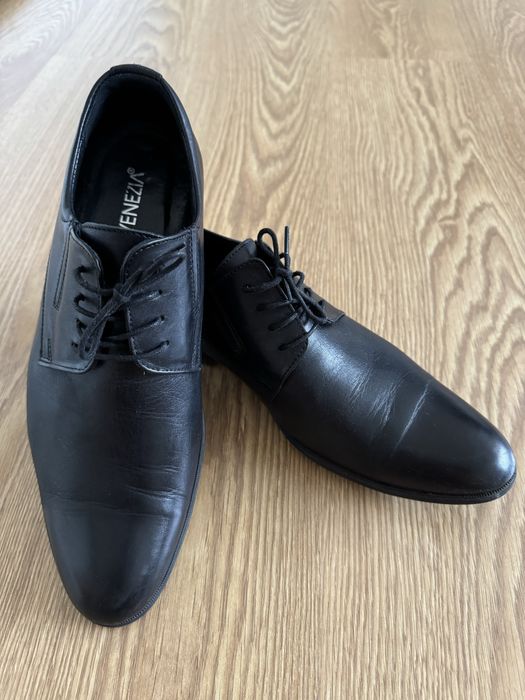 Venezia Buty męskie ze skóry naturalnej r. 42