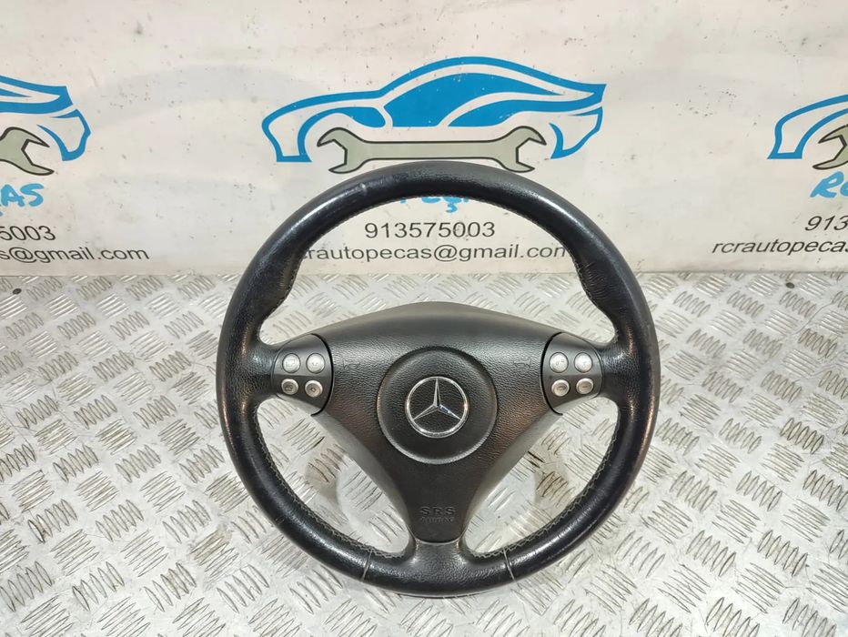 Volante Completo em Pele Multifunções Mercedes Benz SLK R171
