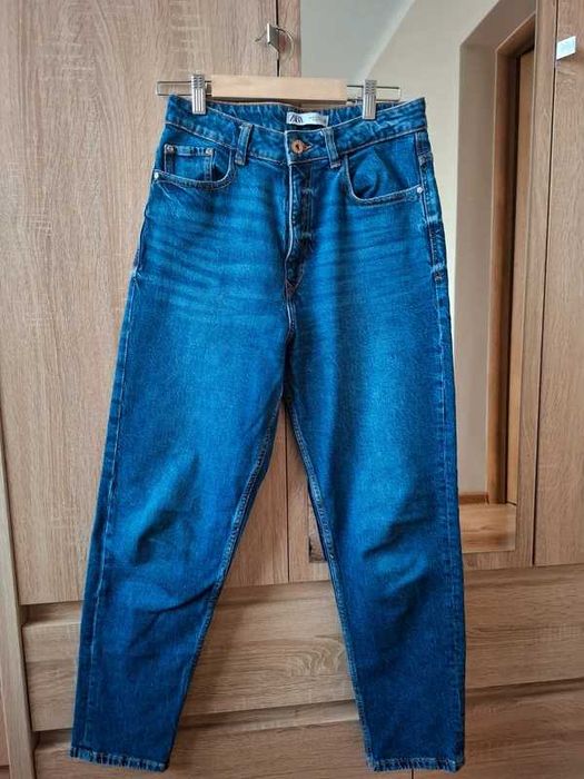 Zara jeansy wysoki stan