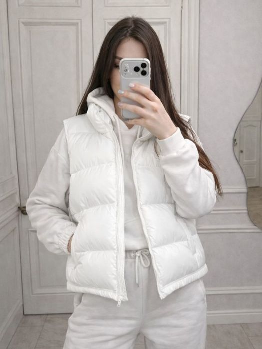 Акция!!Жилетка /эко-пух/безрукавка /женская жилетка oversize