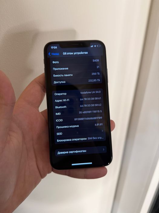 iPhone X 256 100% ідеал