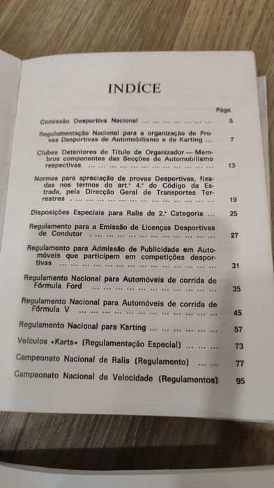 Automobilia Livros Antigos