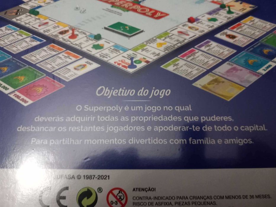 Superpoly Classic jogo de tabuleiro NOVO com desconto 30%