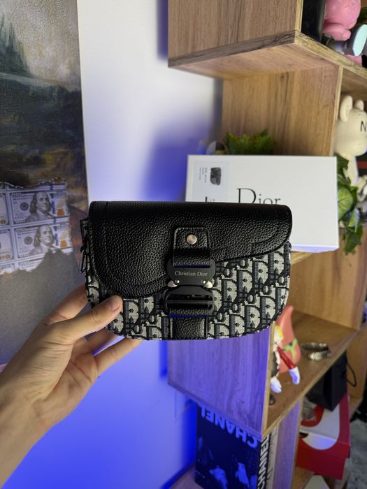 Сумка Dior Monogram біла, стильна сумка Dior, чоловіча сумка Діор