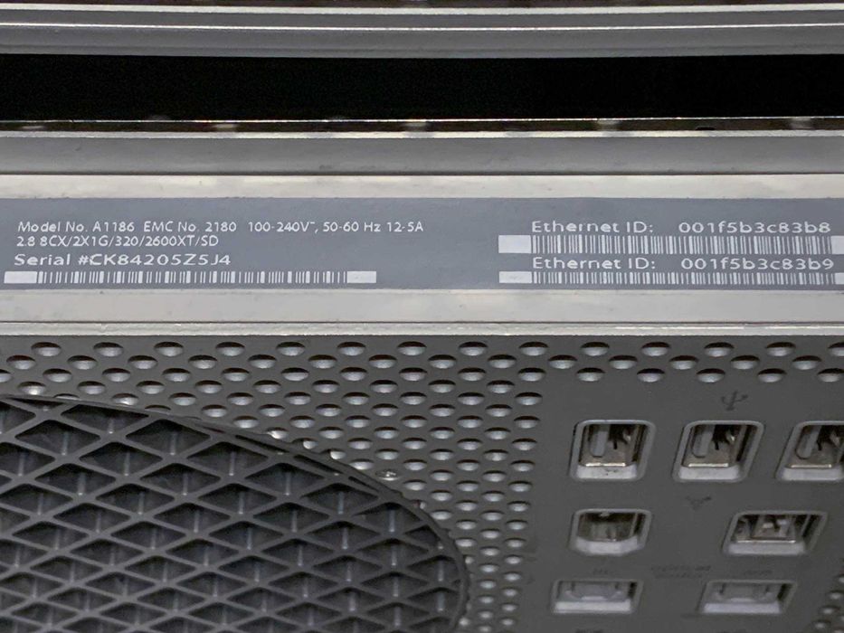 Apple Mac Pro 2008 A1186 Macpro3,1 dual Xeon 24GB без відео і дисків