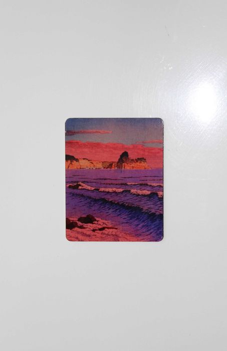 Magnes Zachód słońca, Japoński pejzaż, Hasui