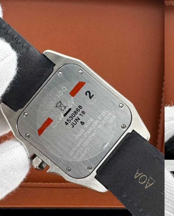 Часы наручные Cartier Santos Black Механика