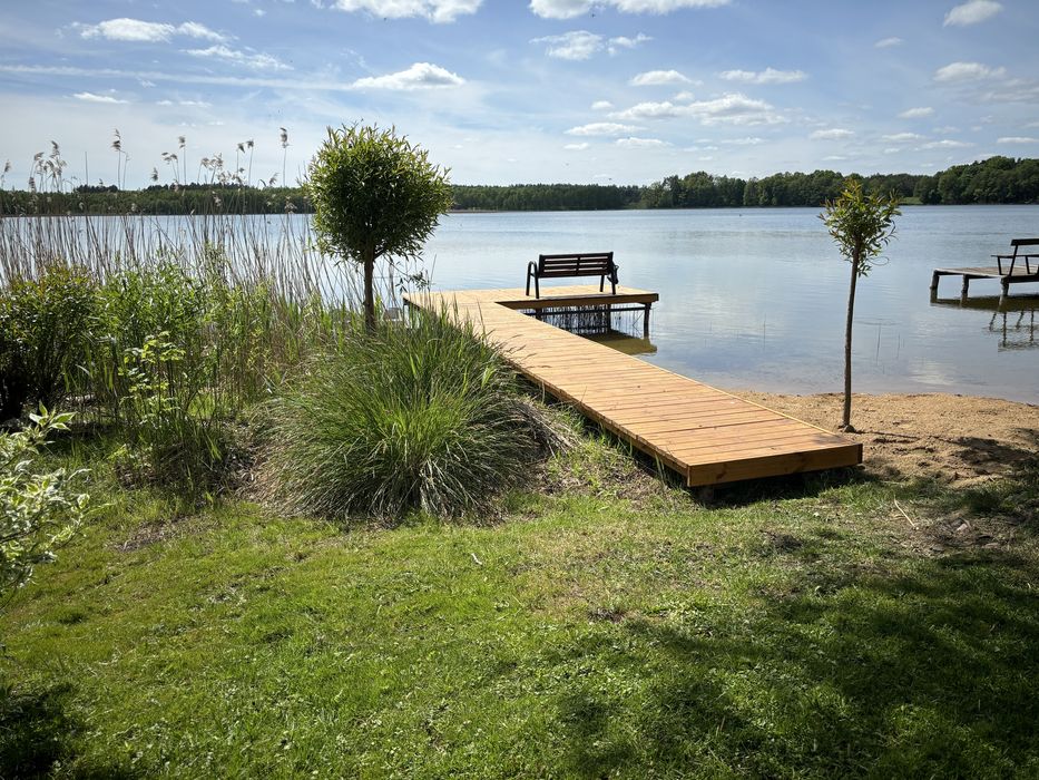 Domek nad jeziorem Gil , Mazury ,  Jacuzzi