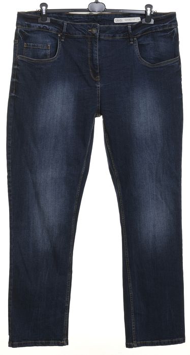 GIADA spodnie damskie jeansy tapered fit bawełna strecz r. 54