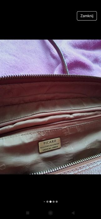 Skórzana torebka Picard