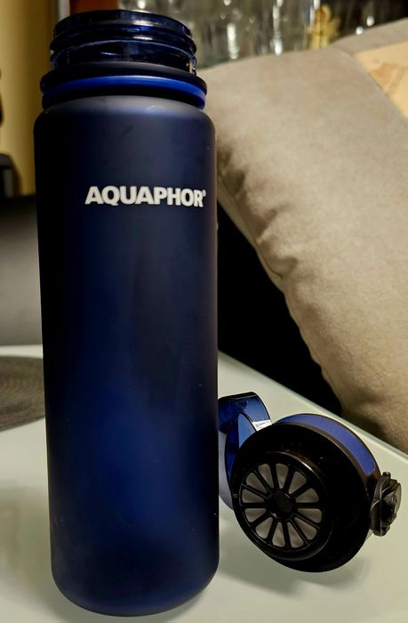 Granatowa butelka filtrująca Aquaphor, 500 ml