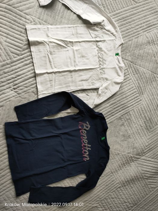Benetton koszulki długi rękaw