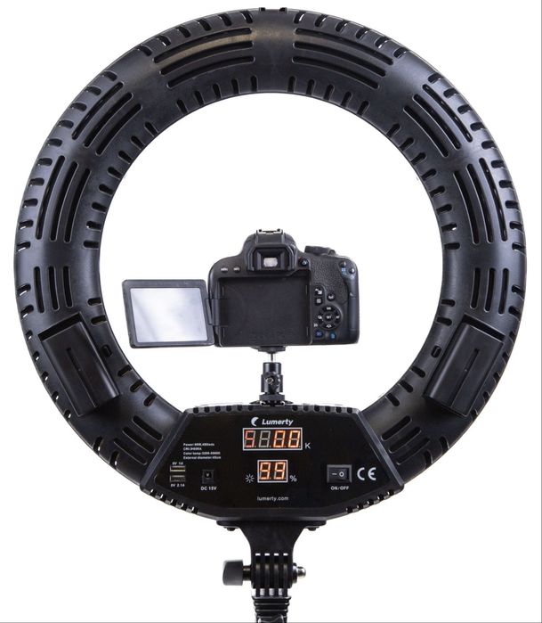 Професійна кільцева лампа LUMERTY Premium 45см-96Вт