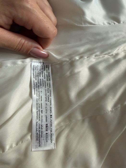 Жакет Zara білого кольору, розмір XS