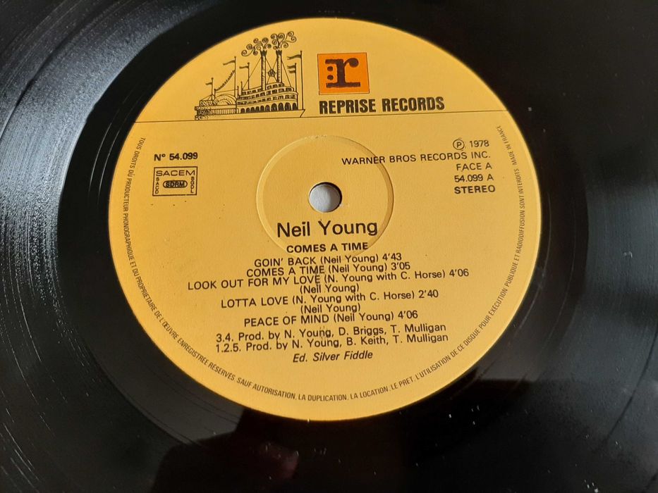 Neil Young - Comes A Time - França - Vinil LP