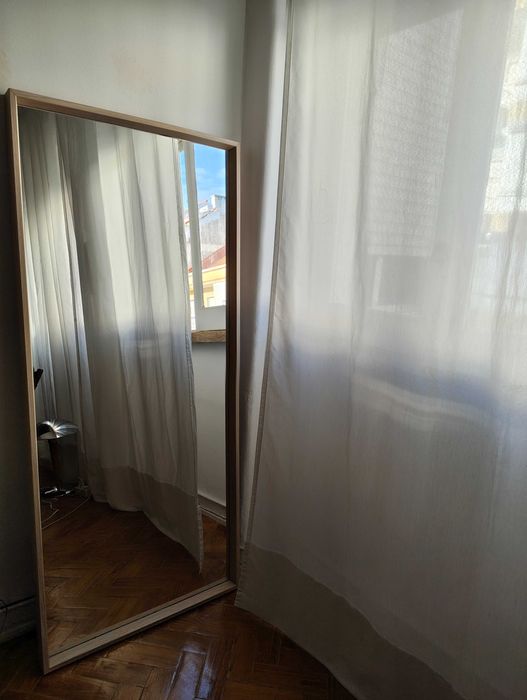 Espelho madeira | IKEA NISSEDAL 150cmx65