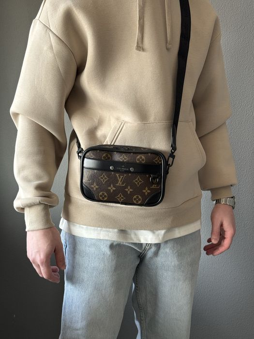 Мужская сумка Louis Vuitton чоловіча сумка барсетка месенджер клатч