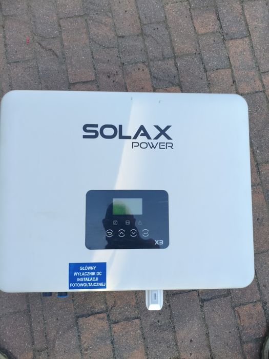 Falownik fotowoltaiczny SolaX Power X3-4.0-T-D – 4 kW, 3-fazowy + moduł Wi-Fi używany sprawny