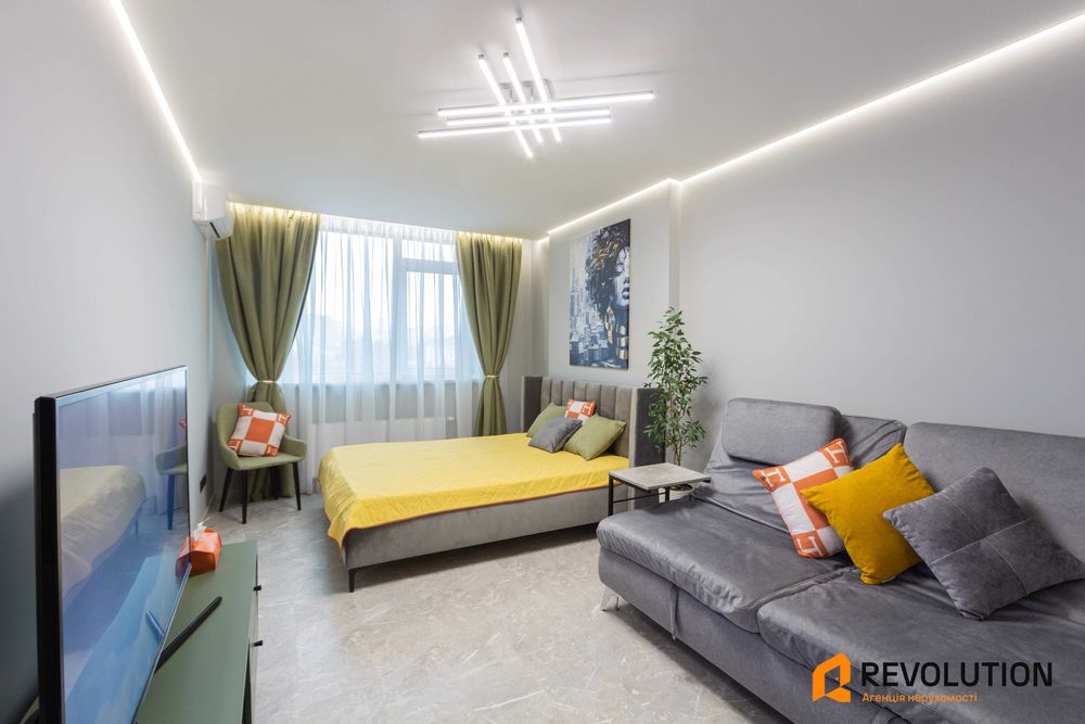 БЕЗ комісії. Оренда 1 км + кухня студія. ЖК Manhattan city. Генератор. 7 поверх