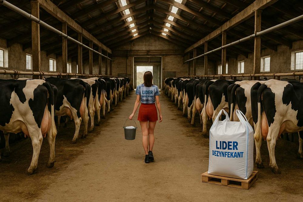 Preparat Do osuszania legowisk, Lider Dezynfekant 500kg, obora stajnia