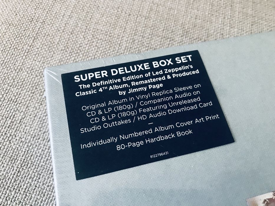 Led Zeppelin IV Super Deluxe Box Set 2 Vinyl 2 CD - Mega Unikat.