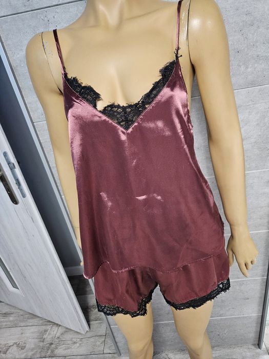 Piżamka satynowa Tom & Rose lingerie rozm M