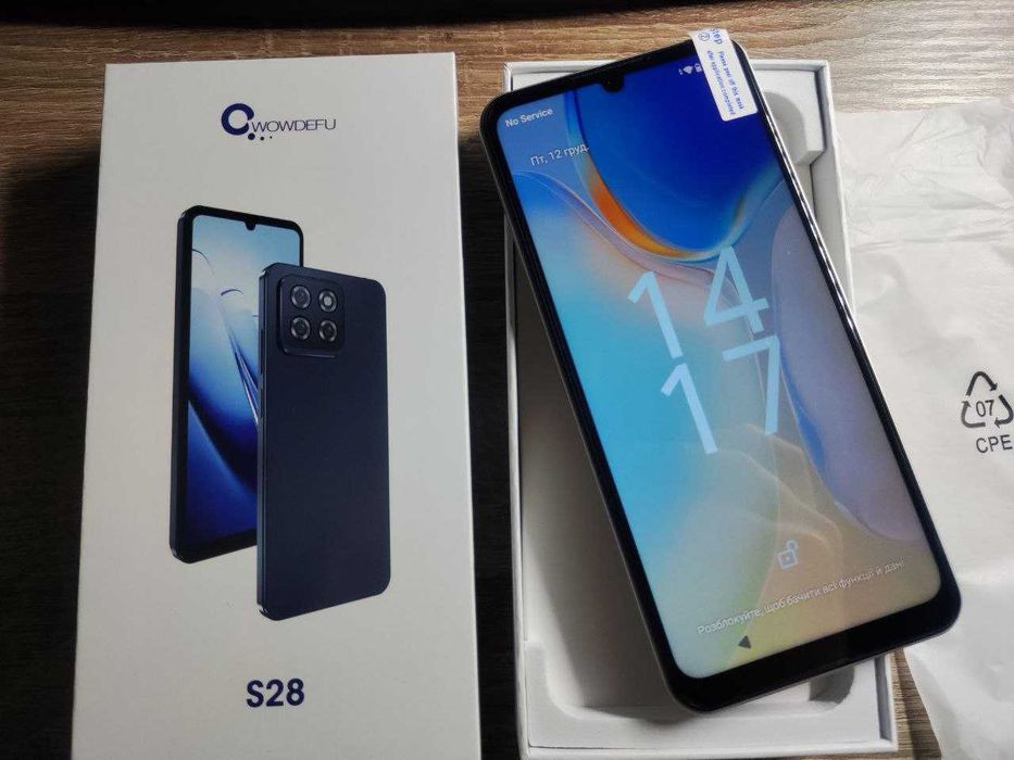 Смартфон Cwowdefu S28 6/128GB 6.75" HD+ 5000mAh Android 14 NFC