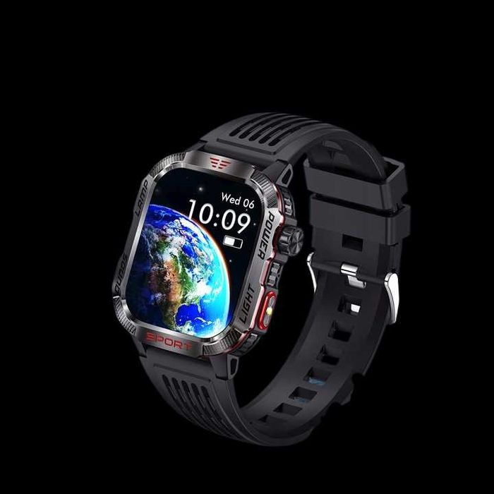 Smartwatch męski czarny