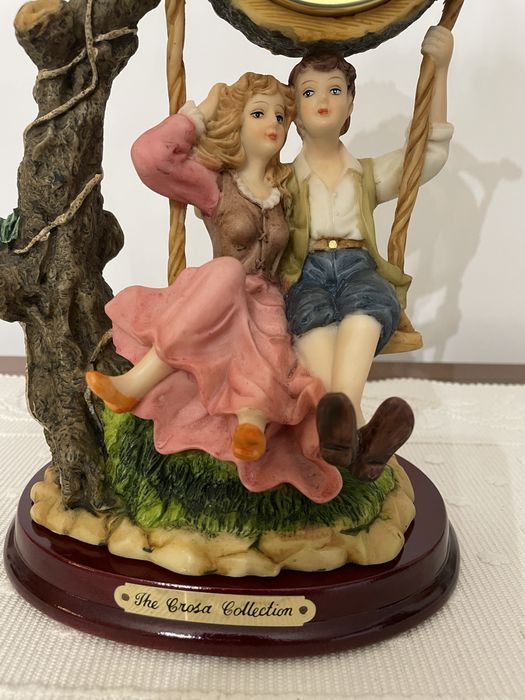 Peça decorativa Crosa Collection relógio vintage