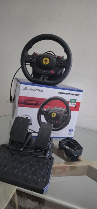 Volante + pedais ThrustMaster NOVO