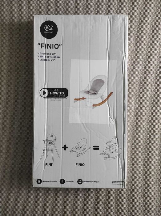 Espreguiçadeira baloiço – Kinderkraft Finio - Creme