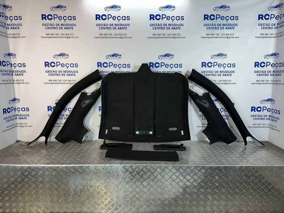 Conjunto Interior Tecto Cupula Preto Original Audi TT 8J SLine 2006 -