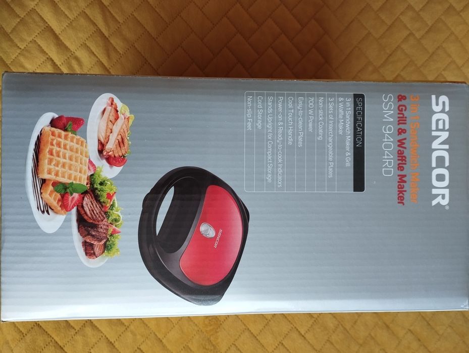 Opiekacz Sencor 3 w 1