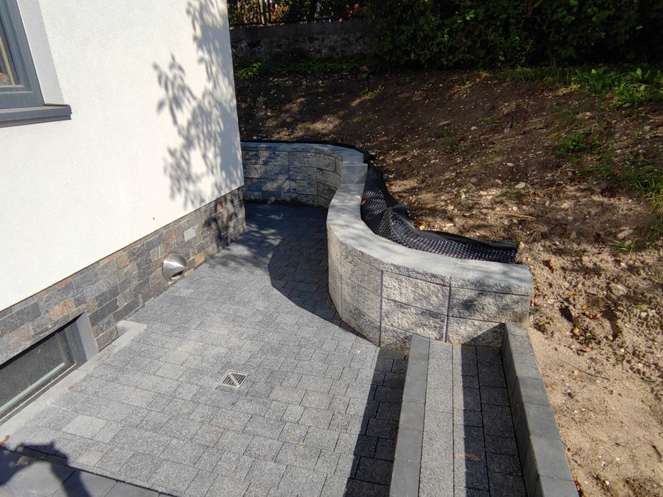 Brukarstwo: drogi, parkingi, posesje & ogród