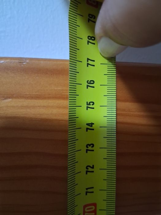 Espelho com moldura madeira pinho