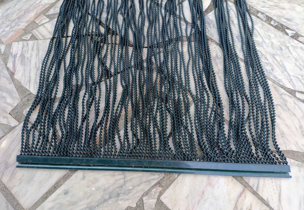 Cortina plástica fitas para porta mosquiteira 2mt