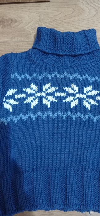 Sweter, sweterek, ciepły golf rozmiar 86-98