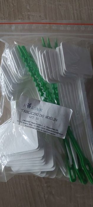 Tabliczki do oznaczania roślin