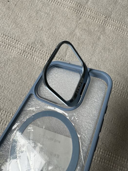 Etui case do iPhone 15 pro niebieskie błękitne